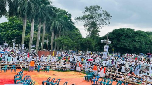 সোহরাওয়ার্দী উদ্যানে ইসলামী আন্দোলনের মহাসমাবেশের প্রথম অধিবেশন শুরু