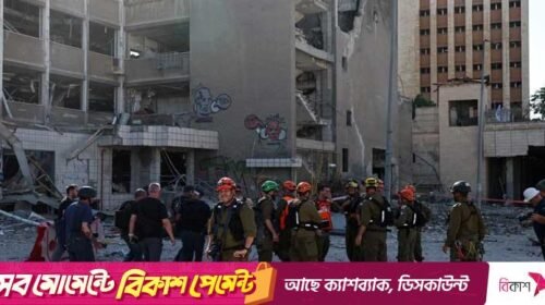 ইরানের সর্বশেষ ক্ষেপণাস্ত্র হামলায় ইসরায়েলে আহত ১৭
