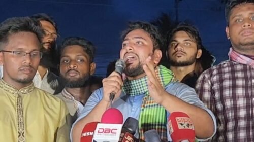 বিচার-সংস্কার ও নতুন সংবিধান রচনা বাদে নির্বাচন হলে আমরা অংশ নেবো না: নাহিদ