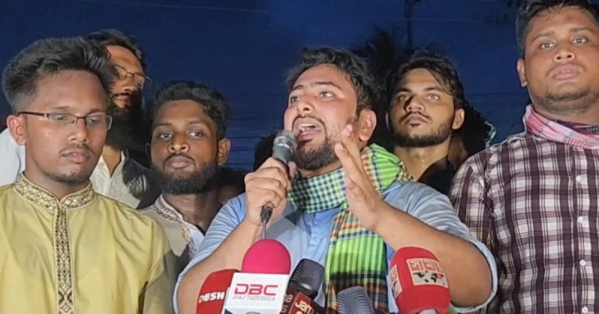 বিচার-সংস্কার ও নতুন সংবিধান রচনা বাদে নির্বাচন হলে আমরা অংশ নেবো না: নাহিদ