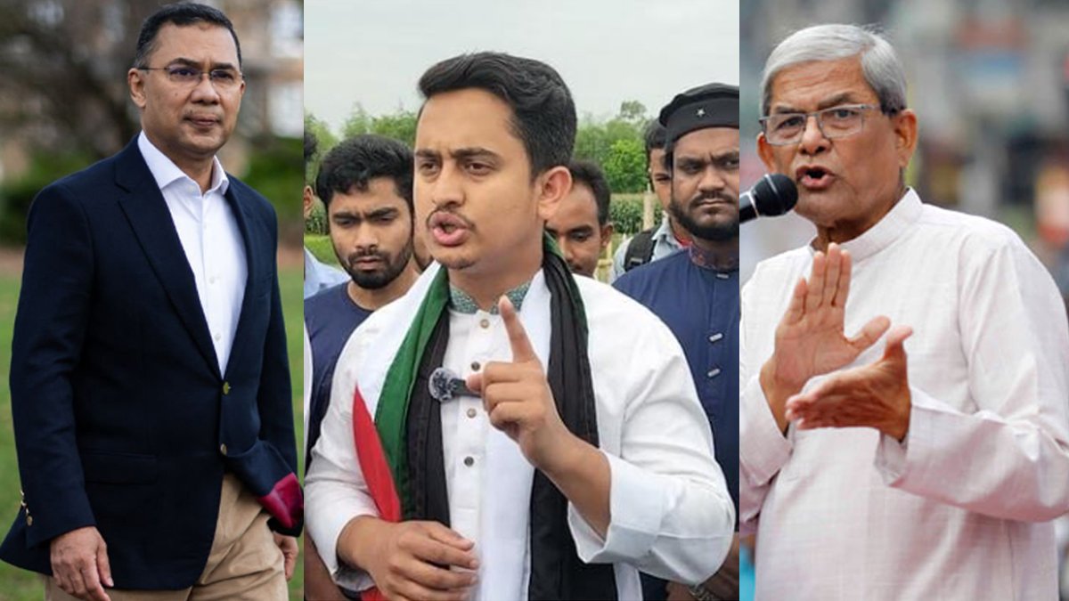 ফেসবুকে তারেক রহমান ও মির্জা ফখরুলকে ট‍্যাগ করে যা লিখলেন সারজিস