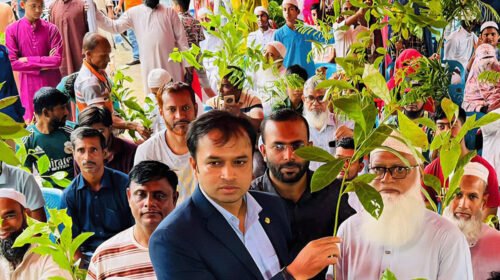 সাভারে একদিনে ১ লাখ বৃক্ষরোপণ কর্মসূচি