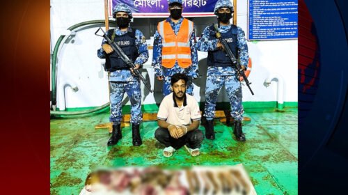 মোংলায় সাড়ে ১০ কেজি হরিণের মাংসসহ শিকারী আটক