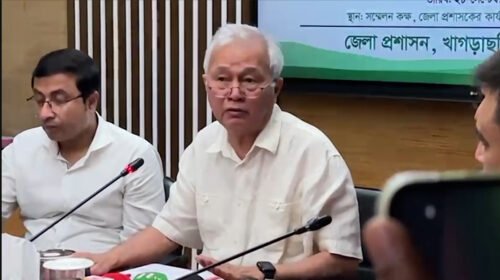খাগড়াছড়ির সংঘর্ষে ইন্ধনদাতাদের খুঁজে বের করার নির্দেশ পার্বত্য চট্টগ্রাম বিষয়ক উপদেষ্টার