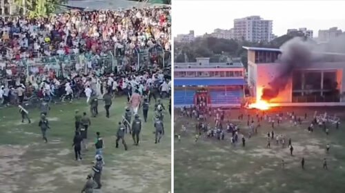 কক্সবাজারে ফুটবল ম্যাচ ঘিরে স্টেডিয়ামে ভাঙচুর-অগ্নিসংযোগ, ইউএনওসহ আহত অন্তত ২০