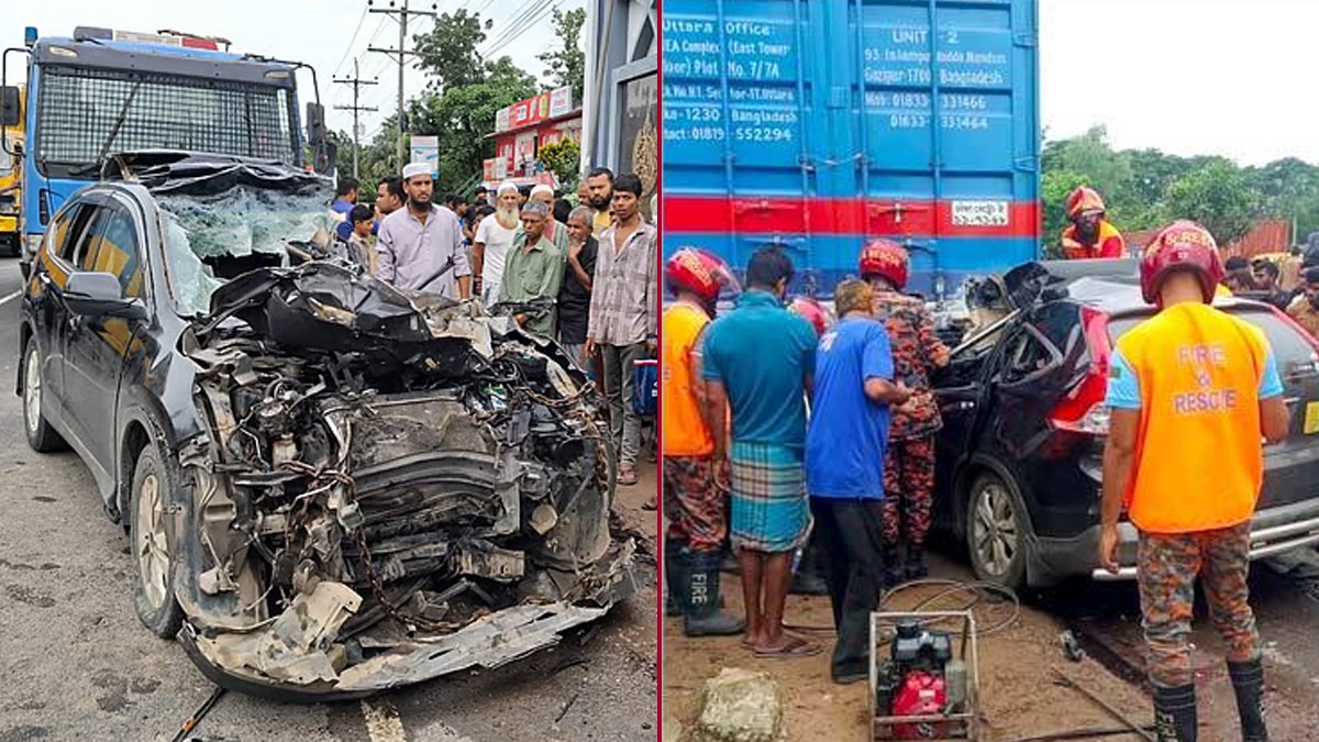 মিরসরাইয়ে সড়ক দুর্ঘটনায় বাবা-মেয়ে নিহত, আহত ৪