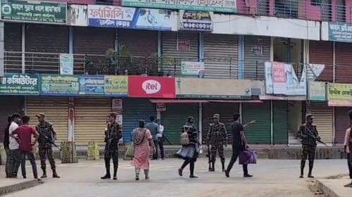 খাগড়াছড়িতে চলছে ১৪৪ ধারা, স্থবির জনজীবন