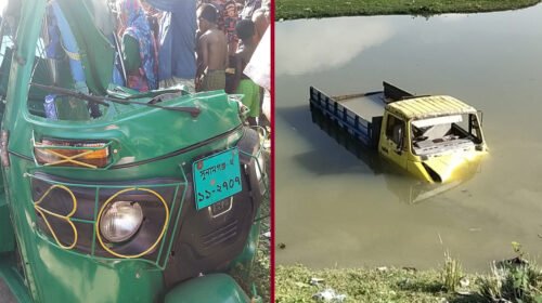 সুনামগঞ্জে ট্রাক-সিএনজির মুখোমুখি সংঘর্ষে মা-মেয়েসহ নিহত ৩