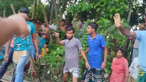 অভিযান চলাকালে এসিল্যান্ড ও মৎস্য কর্মকর্তার ওপর হামলার চেষ্টা