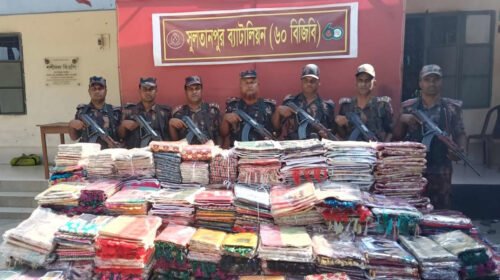 ব্রাহ্মণবাড়িয়ায় আড়াই কোটি টাকার ভারতীয় পণ্য জব্দ