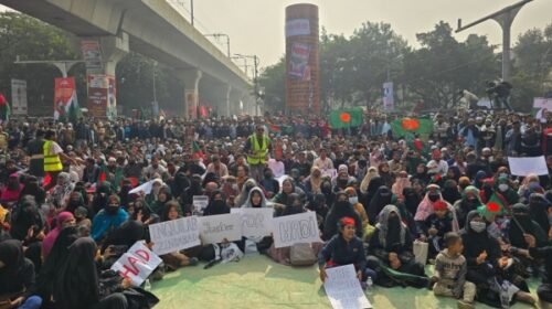 ফের শাহবাগ মোড়ে ইনকিলাব মঞ্চ