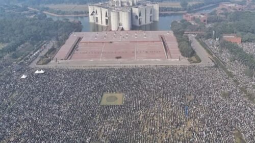 খালেদা জিয়ার জানাজায় জনসমুদ্র