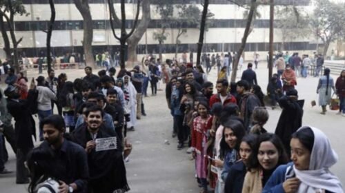 জকসু: ভোট না দিতে পেরে আক্ষেপ কিছু শিক্ষার্থীর