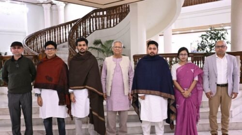 জাতীয় নাগরিক পার্টির প্রতিনিধি দলের সঙ্গে প্রধান উপদেষ্টার বৈঠক