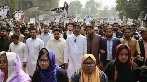 ১০-দলীয় ঐক্যকে বিজয়ী করার আহ্বান নাহিদ ইসলামের